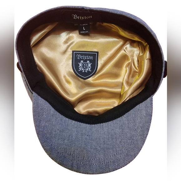 Brixton Upcycled Newsboy Cap - Picture 4 of 6